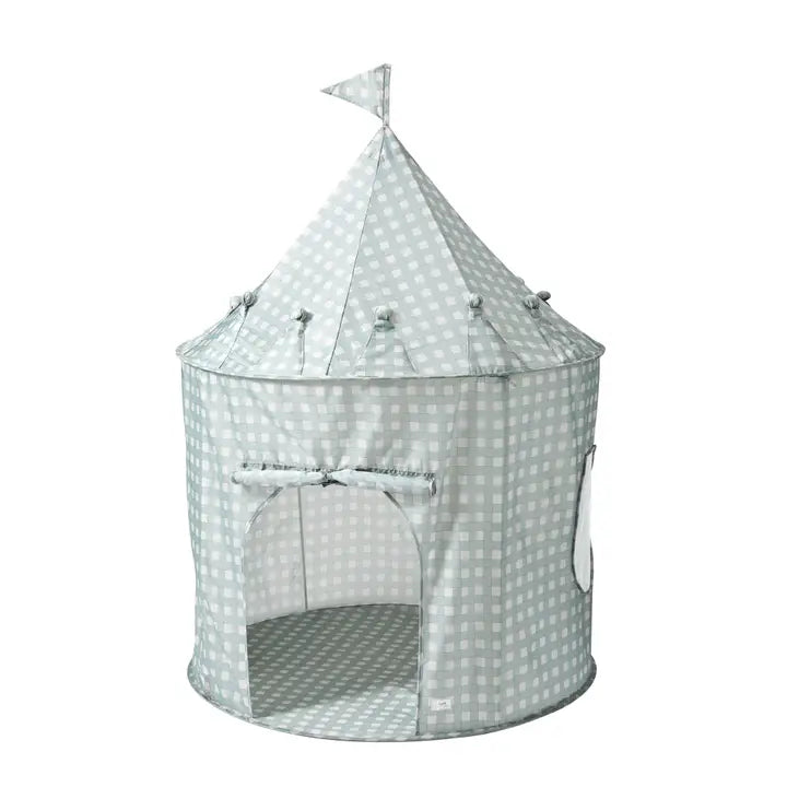 Kids Play Tent Castle with Recycled Fabric - Print