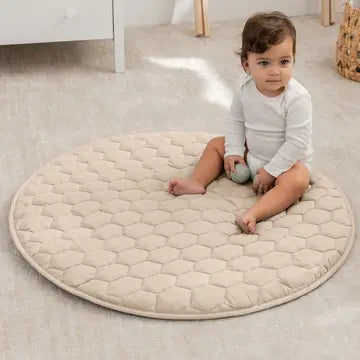 Premium Play Mat, Quilted Baby Mat For Floor By Comfy Cubs