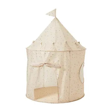 Kids Play Tent Castle with Recycled Fabric - Print