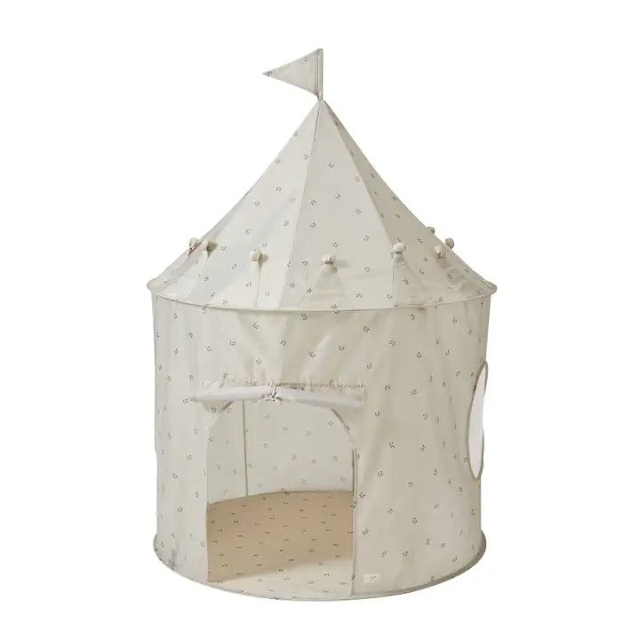 Kids Play Tent Castle with Recycled Fabric - Print