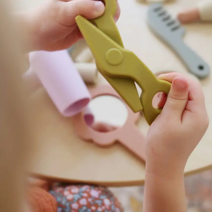 Silicone Hair and Makeup Play Set