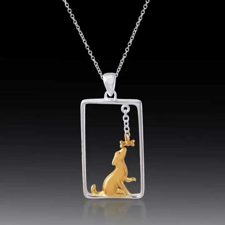 Ruff Love Pendant- Sterling Silver Pendant